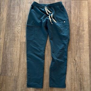 Figs Caribbean Blue Yola Straight Leg Scrub Pants